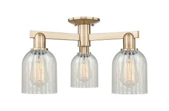 Arcadia Three Light Semi-Flush Mount in Champagne Bronze (405|716-3F-CB-G2511)