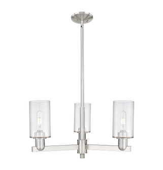 Arcadia Three Light Pendant in Satin Nickel (405|716-3CR-SN-G802)