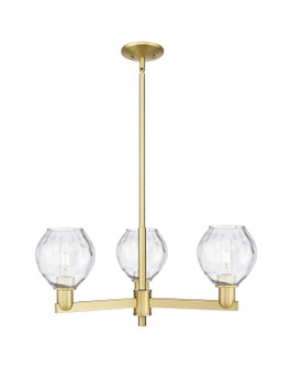 Arcadia Three Light Pendant in Satin Gold (405|716-3CR-SG-G362)