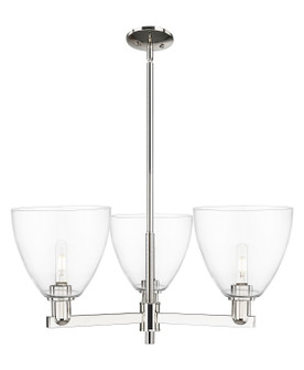 Arcadia Three Light Pendant in Polished Nickel (405|716-3CR-PN-GBD-92)