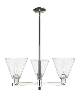 Arcadia Three Light Pendant in Polished Nickel (405|716-3CR-PN-GBC-84)