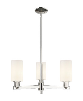 Arcadia Three Light Pendant in Polished Nickel (405|716-3CR-PN-G801)