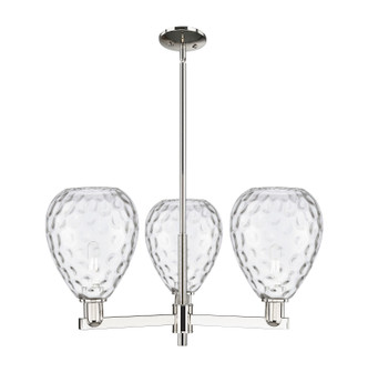Arcadia Three Light Pendant in Polished Nickel (405|716-3CR-PN-G372)