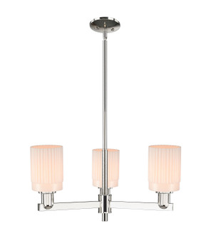 Arcadia Three Light Pendant in Polished Nickel (405|716-3CR-PN-G341)