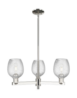 Arcadia Three Light Pendant in Polished Nickel (405|716-3CR-PN-G292)