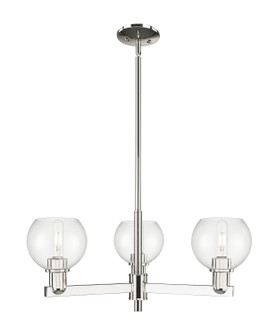 Arcadia Three Light Pendant in Polished Nickel (405|716-3CR-PN-G122-6)
