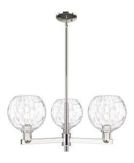 Arcadia Three Light Pendant in Polished Nickel (405|716-3CR-PN-G1215-8)