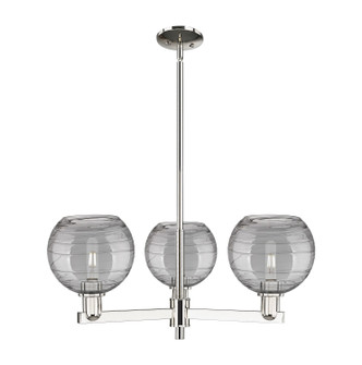 Arcadia Three Light Pendant in Polished Nickel (405|716-3CR-PN-G1213-8SM)