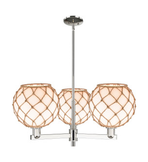 Arcadia Three Light Pendant in Polished Nickel (405|716-3CR-PN-G121-10RB)