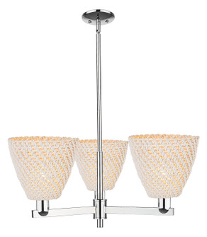 Arcadia Three Light Pendant in Polished Chrome (405|716-3CR-PC-NBD-9-NAT)