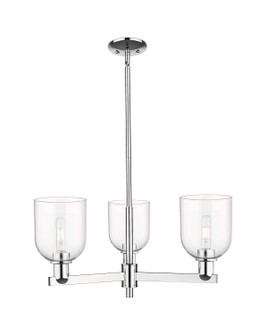 Arcadia Three Light Pendant in Polished Chrome (405|716-3CR-PC-G558-6CL)