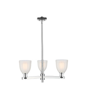 Arcadia Three Light Pendant in Polished Chrome (405|716-3CR-PC-G441)