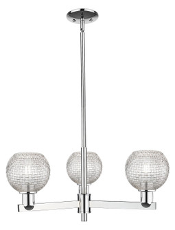 Arcadia Three Light Pendant in Polished Chrome (405|716-3CR-PC-G122C-6CL)