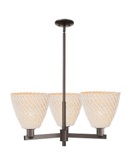 Arcadia Three Light Pendant in Oil Rubbed Bronze (405|716-3CR-OB-NBD-9-NAT)