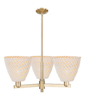 Arcadia Three Light Pendant in Champagne Bronze (405|716-3CR-CB-NBD-9-NAT)