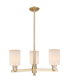 Arcadia Three Light Pendant in Champagne Bronze (405|716-3CR-CB-G341)