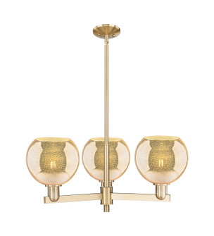 Arcadia Three Light Pendant in Champagne Bronze (405|716-3CR-CB-G128-8)