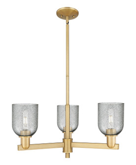 Arcadia Three Light Pendant in Brushed Brass (405|716-3CR-BB-G257)