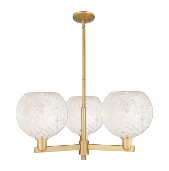 Arcadia Three Light Pendant in Brushed Brass (405|716-3CR-BB-G1216-10WM)