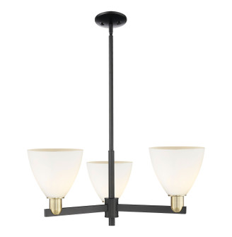Arcadia Three Light Pendant in Black Antique Brass (405|716-3CR-BAB-GBD-751)