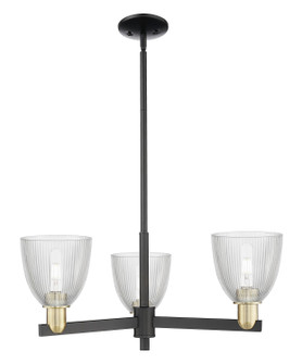 Arcadia Three Light Pendant in Black Antique Brass (405|716-3CR-BAB-G382)