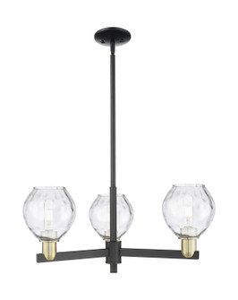 Arcadia Three Light Pendant in Black Antique Brass (405|716-3CR-BAB-G362)