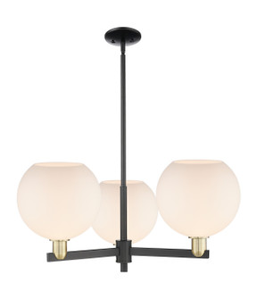 Arcadia Three Light Pendant in Black Antique Brass (405|716-3CR-BAB-G121-10)