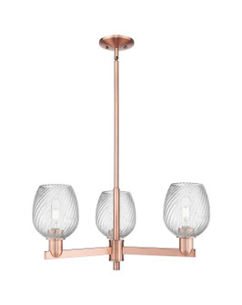 Arcadia Three Light Pendant in Antique Copper (405|716-3CR-AC-G292)