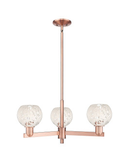 Arcadia Three Light Pendant in Antique Copper (405|716-3CR-AC-G1216-6WM)