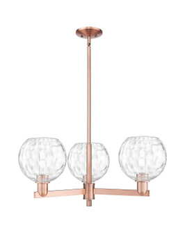 Arcadia Three Light Pendant in Antique Copper (405|716-3CR-AC-G1215-8)