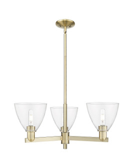 Arcadia Three Light Pendant in Antique Brass (405|716-3CR-AB-GBD-752)