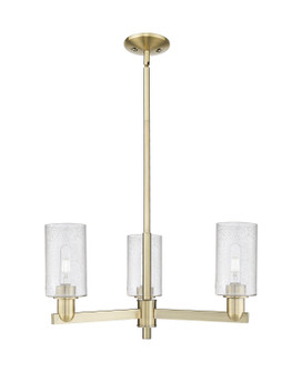 Arcadia Three Light Pendant in Antique Brass (405|716-3CR-AB-G804)