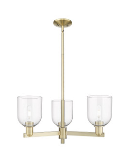 Arcadia Three Light Pendant in Antique Brass (405|716-3CR-AB-G558-6CL)