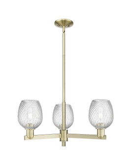 Arcadia Three Light Pendant in Antique Brass (405|716-3CR-AB-G292)