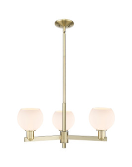 Arcadia Three Light Pendant in Antique Brass (405|716-3CR-AB-G121-6)
