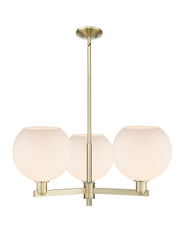Arcadia Three Light Pendant in Antique Brass (405|716-3CR-AB-G121-10)
