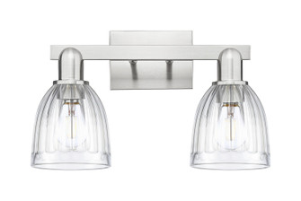 Arcadia Two Light Bath Vanity in Brushed Satin Nickel (405|716-2W-SN-G442)