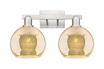 Arcadia Two Light Bath Vanity in Brushed Satin Nickel (405|716-2W-SN-G128-8)