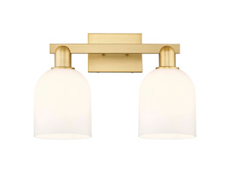 Arcadia Two Light Bath Vanity in Satin Gold (405|716-2W-SG-G558-6GWH)