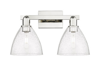 Arcadia Two Light Bath Vanity in Polished Nickel (405|716-2W-PN-GBD-754)