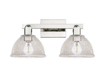 Arcadia Two Light Bath Vanity in Polished Nickel (405|716-2W-PN-G422)
