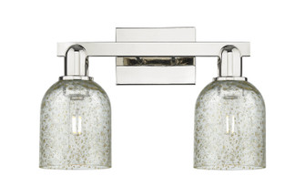 Arcadia Two Light Bath Vanity in Polished Nickel (405|716-2W-PN-G259)
