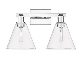 Arcadia Two Light Bath Vanity in Polished Chrome (405|716-2W-PC-GBC-82)