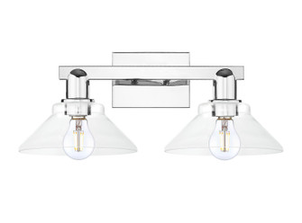 Arcadia Two Light Bath Vanity in Polished Chrome (405|716-2W-PC-G132)