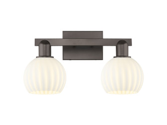 Arcadia Two Light Bath Vanity in Oil Rubbed Bronze (405|716-2W-OB-G1217-6WV)