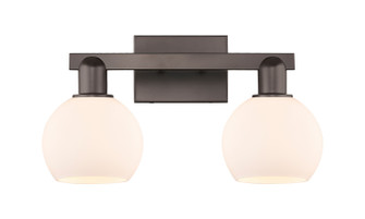 Arcadia Two Light Bath Vanity in Oil Rubbed Bronze (405|716-2W-OB-G121-6)