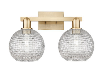 Arcadia Two Light Bath Vanity in Champagne Bronze (405|716-2W-CB-G122C-8CL)