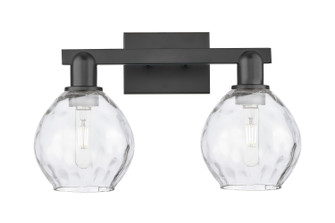 Arcadia Two Light Bath Vanity in Matte Black (405|716-2W-BK-G362)