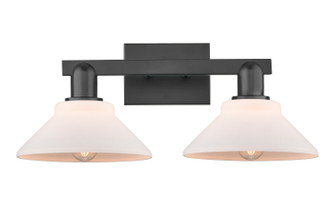 Arcadia Two Light Bath Vanity in Matte Black (405|716-2W-BK-G131)