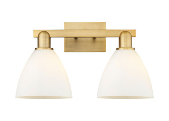 Arcadia Two Light Bath Vanity in Brushed Brass (405|716-2W-BB-GBD-751)